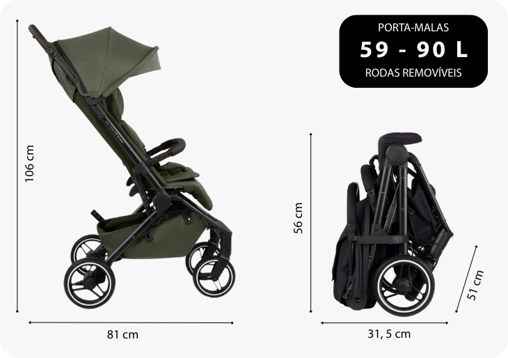 Dimensões PING 3 TREKKING